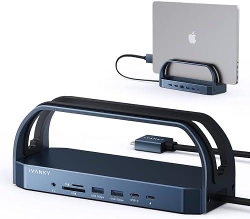 iVANKY 12-in-2 Dual Display Dock for MacBook Pro with 150W Power Adapter