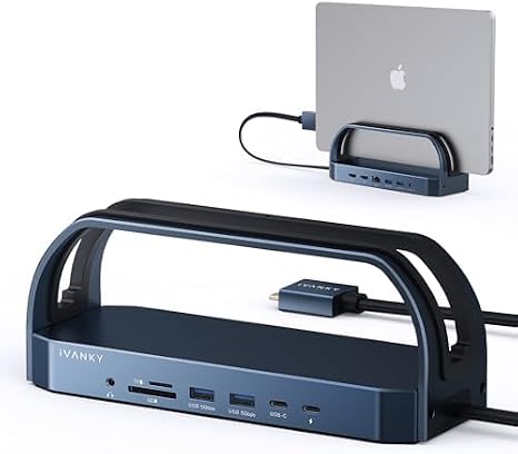 iVANKY 12-in-2 Dual Display Dock for MacBook Pro with 150W Power Adapter