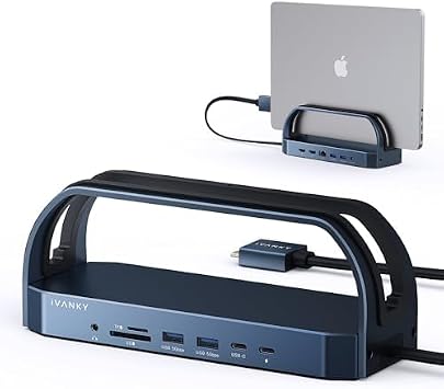 iVANKY 12-in-2 Dual Display Dock for MacBook Pro with 150W Power Adapter