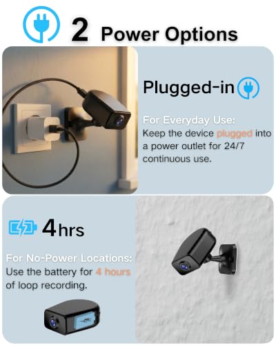 1080P HD Nanny Cam Wi-Fi Indoor Camera Wireless for Pets & Child