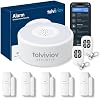WiFi Home Security System, 8-Piece Alarm Kit with 120dB Siren & Sensors
