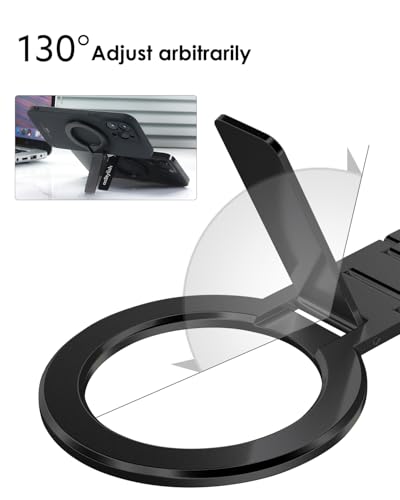 Twins Carry: Magnetic Dual-Phone Holder for iPhone & Android | Lightweight Solution for Professionals, Travelers & Gamers | Manage 2 Mobile Phones for Work, Personal Use (Black, General)