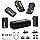 FULAIM X6 Wireless Lavalier Microphones with 4 Transmitter for iPhone, iPad, Android, Camera, Lapel Mic with 48KHz 24Bit, Noise Cancellation for Video Recording, Vlog, YouTube, TikTok
