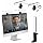 UBeesize Dual Webcam Light for Video Calls with Monitor Stand, 2-Pack