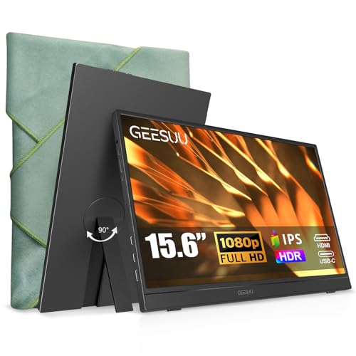 Portable Monitor 15.6" FHD HDR IPS Travel Laptop Scr | Charging & Powe - Image 2
