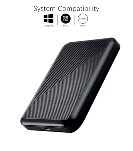 500GB Ultra Slim Portable External Hard Drive USB 3.1 HDD
