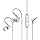 MEE Audio M6 Sport Wired Earbuds, in Ear Headphones, 3-Button Remote, Sweatproof Earphones for Running/Gym/Workouts with Memory Wire Earhooks, Headset Microphone, 3.5mm Jack Plug (Clear)