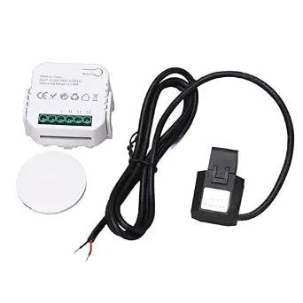 Fafeicy Smart Electricity Meter, WiFi Clamp Power Monitor with Real Time Energy Tracking for Home and Office Black