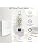 Tuya Smart WiFi Touch Light Switch EU No Neutral Wire Required Wall Switch Compatible with Voice Control White 4 Gang