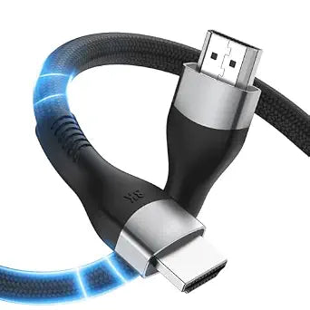 8K HDMI 2.1 Cable 30FT, Ultra High Speed 48Gbps Braided Cord