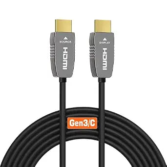 RUIPRO 8K HDMI 2.1 Fiber Optic Cable, CL2 Rated, 48Gbps, 8K60, 4K120, 65FT