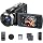 4K Video Camera Camcorder 42MP, 3.0" 270° Rotation Screen, 18X Digital Zoom YouTube Vlogging Camera with 2 Batteries, Remote Control, Webcam, 32G SD Card & Lens Cap