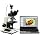 AmScope OMAX M837ZL-C100U Trinocular Compound Microscope, 10MP
