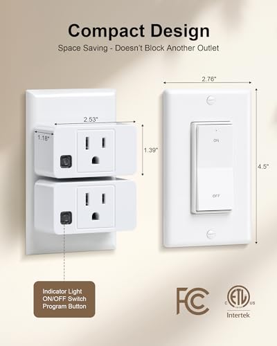Wireless Remote Control Outlet with Decorator Rocker | Charging & Powe - Image 7