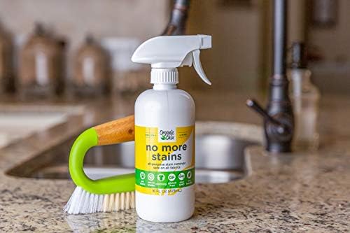 No More Stains, Natural Stain Remover, Non-toxic 32 ounce Refill Pouch and empty spray bottle