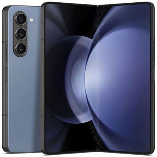 Samsung Galaxy Z Fold 5 5G US Version, 1TB, Blue - Unlocked (Renewed)