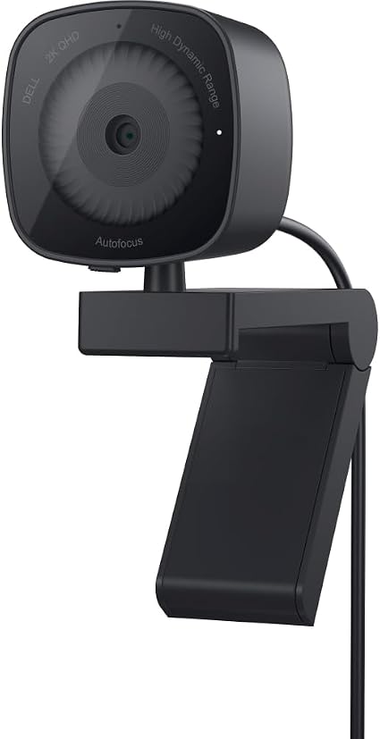 Dell 2K QHD Webcam WB3023, Sony Sensor, Noise Reduction Mic