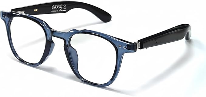 AI Smart 5.4 Bluetooth Glasses with Open Ear Speaker, Voice Assistant Compatible,Real-Time Translation,Auto Color-Changing Lenses for Business&Outdoor Activities.