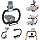 3-Shoe DSLR/Action Camera/Camcorder/Phone Stabilizer Expansion Cage Mount