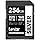 Lexar 256GB Silver SD Memory Card, 225MB/s Read, 4K, V30, U3, UHS-I