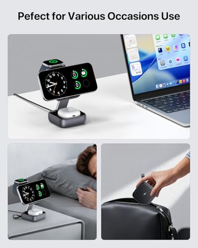 UEQ 3 in 1 Wireless Charging Station for Apple Devic | Wireless Charge - Image 5