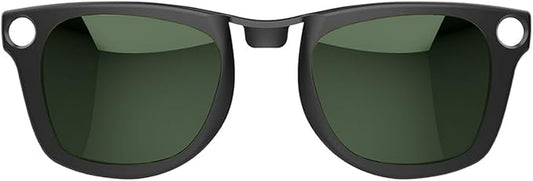 Polarized Clip for Ray-Ban Meta Wayfarer & Gen 2 (RW4006/RW4012, M Size, 50-22), Discoloration Clip for Meta Wayfarer Gen 2 UV Protection, Smart Glasses Color Changing Clip Set (Dark Green)