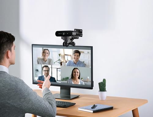 Brio Webcam Mount, Wall Stand Holder Compatible with Logitech C920x C925e C922x C920 C930e C615 Brio StreamCam MX-Brio 4K Webcams