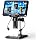 7" LCD Digital Soldering Microscope with Remote and Side Lights