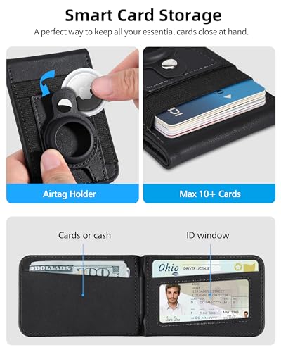 For Magsafe Wallet Stand with Airtag Holder, 10 Card | Phone Accessori - Image 6