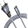 European Power Cord, Goalfish EU 2- Slot Power Cable Europlug (IEC-320-C7 to CEE 7/16) Nylon Braided Figure 8 Power Cable with VDE for European Travel Work on TV, PS3/PS4/PS5,One S/X, Laptop -6.6ft