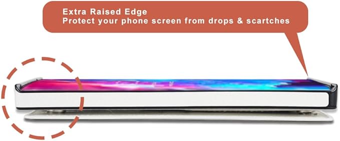 uCOLOR for iPhone 17 Wallet Case with Card Holder PU Leather RFID Blocking Design iPhone 17 flip case for Women Men Magnetic Clasp Kickstand Design 6.3 inch (White Marble)