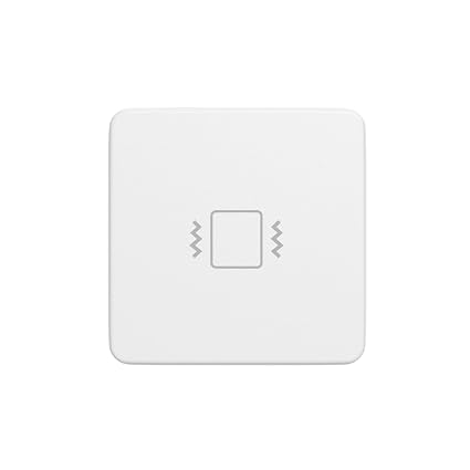THIRDREALITY Smart Vibration Sensor with 110dB Alarm,Zigbee Hub Required,Adjustable Sensitivity, Work with SmartThings, Home Assistant via ZHA/Z2M and Echo Devices with Built-in Zigbee hub