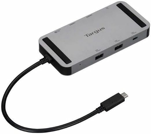 Targus USB4 Dual Video Mobile Dock, 140W Pass-Through, Dual HDMI 4K, Single 8K, USB-C Docking Station for Windows, MacBook & Thunderbolt - DOCK429GL