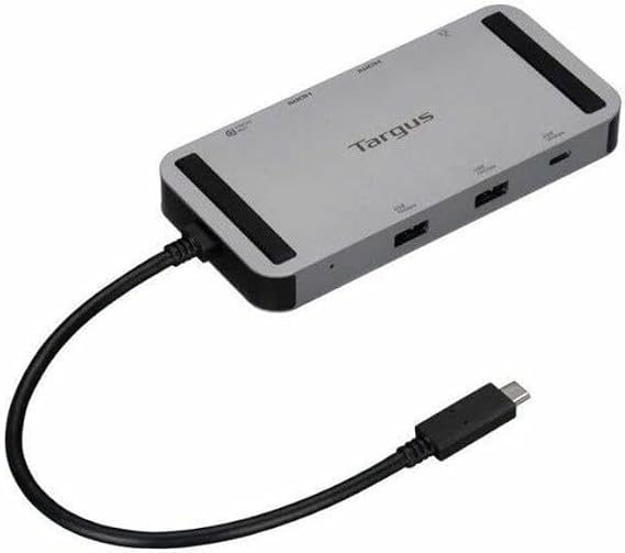 Targus USB4 Dual Video Mobile Dock, 140W Pass-Through, Dual HDMI 4K, Single 8K, USB-C Docking Station for Windows, MacBook & Thunderbolt - DOCK429GL