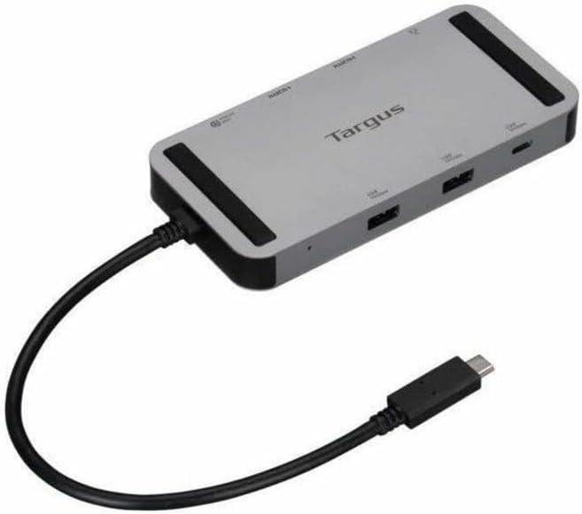 Targus USB4 Dual Video Mobile Dock, 140W Pass-Through, Dual HDMI 4K, Single 8K, USB-C Docking Station for Windows, MacBook & Thunderbolt - DOCK429GL