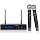 Sound Town SWM10-U2HH Professional Dual-Channel UHF Wireless Microphone System with 2 Handheld Mics, for Church, Business Meeting, Outdoor Wedding and Karaoke