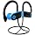 Boean Bluetooth Headphones, Bluetooth 5.3 Wireless Headphones with 16 Hours Playtime, Stereo Bass IPX7 Waterproof Over Ear Earphones AI Music Generation for Workout and Sports Running