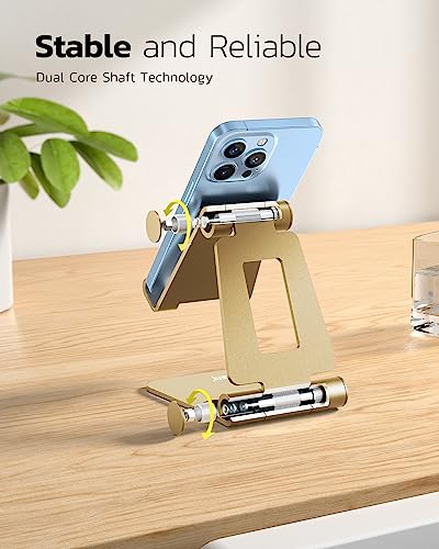 Nulaxy Full Aluminum Dual Folding Cell Phone Stand f | Phone Accessori - Image 5