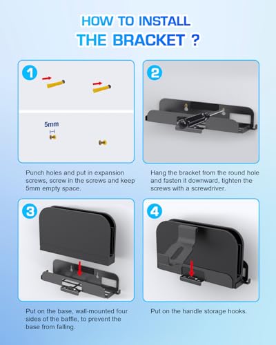 Sehawei Wall Mount Bracket Compatible with Nintendo Switch 2