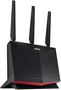 ASUS RT-AX86S (AX5700) Dual Band WiFi 6 Extendable Gaming Router, Gaming Port, Mobile Game Mode, Port Forwarding, Subscription-Free Network Security, Instant Guard, VPN, AiMesh Compatible, Smart Home