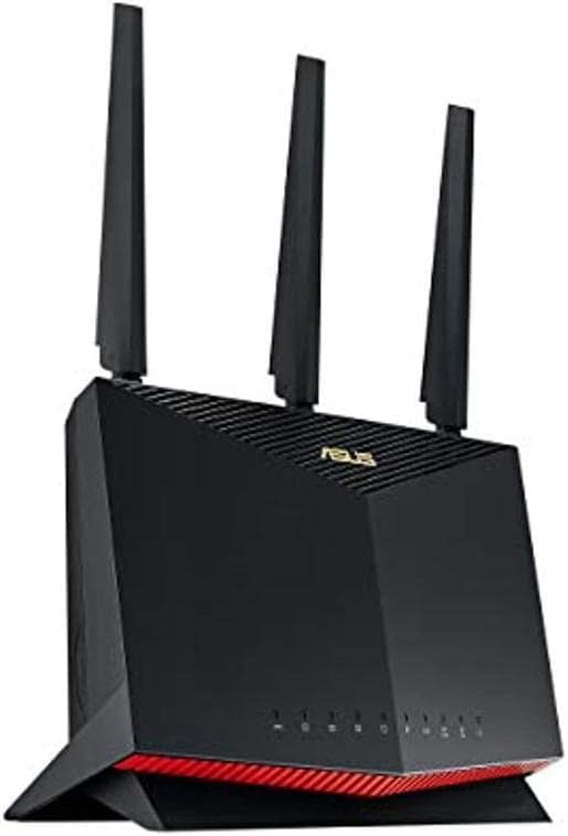 ASUS RT-AX86S (AX5700) Dual Band WiFi 6 Extendable Gaming Router, Gaming Port, Mobile Game Mode, Port Forwarding, Subscription-Free Network Security, Instant Guard, VPN, AiMesh Compatible, Smart Home