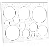 13-in-1 Circle Inlay Router Jig Templates Decorative,10 * 7.8 in