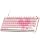 RK ROYAL KLUDGE R75 Mechanical Keyboard Wired with Volume Knob, 75% Keyboard Gasket Mounted, Hot Swappable, Creamy Sound, MDA Profile, PBT Keycaps, Pink