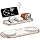3 in 1 Fast Wireless Charger Stand for iPhone, Foldable Travel Charging Station for Magsafe for iPhone 17/Air/16/15/14/13/12 Series, Apple Watch Series, AirPods pro/2/3/4, Gifts for Women Men (Golden)
