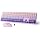 Wireless Keyboard and Mouse Combo, 110-Key Full Size (Gradient Purple)