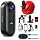 JETO 1080P Mini Body Camera 128GB, Wearable Motorcycle Camera WiFi POV