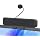 Computer Speakers with Microphone for Desktop PC, USB Monitor Speakers with Clip, Wired Laptop Sound Bar, Stereo & Bass, PC Speaker w/Mic for Meeting/Gaming/Online Learning, Easily Clamps to Monitor
