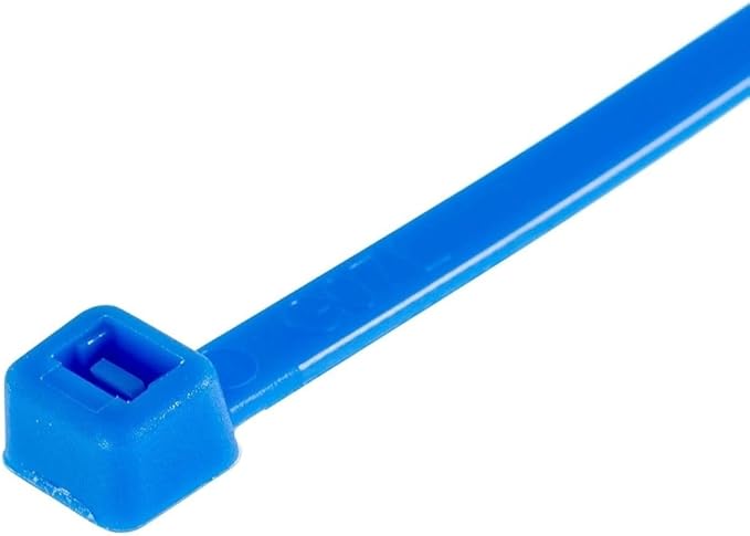 GTSE 14 Inch Blue Heavy Duty Zip Ties, 1,000 Bulk Pack, 120lb Strength, UV Resistant Nylon Cable Ties, Self-Locking 14" Tie Wraps