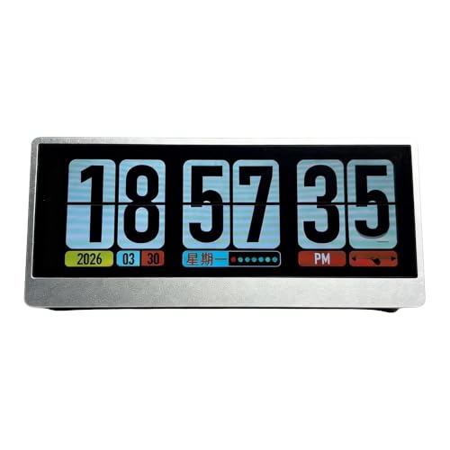 4.6 Inch Touch Panel Screen Sound Spectrum Display with VU Meter and Clock Mode for Home Theaters Systems Vehicle Sound Systems Touch Panel Screen Spectrum Display