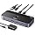 UGREEN USB Switch A & C Input for Computers - Share 4 Ports, Switcher Selector for PC, Laptop, Keyboard, Mouse, Webcam, Microphone - Adapter With 2 USB-C Data Cables and Remote